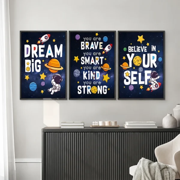 Triptyque Espace Motivation Enfant - Tablouk Maroc