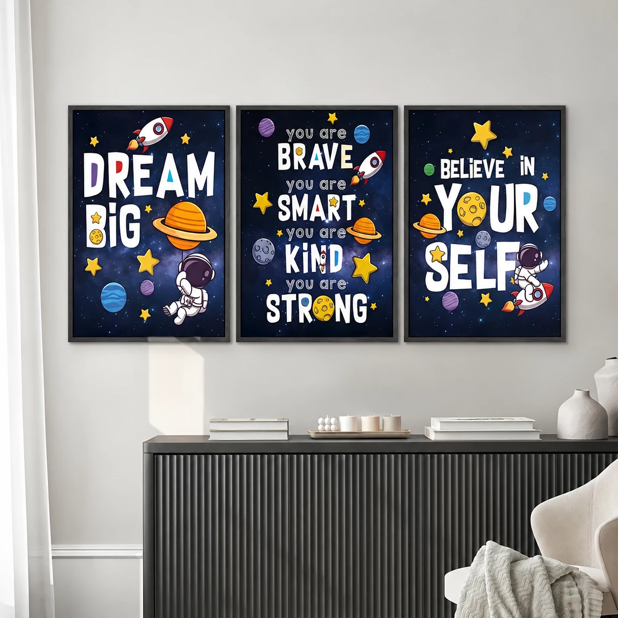 Triptyque Espace Motivation Enfant - Tablouk Maroc