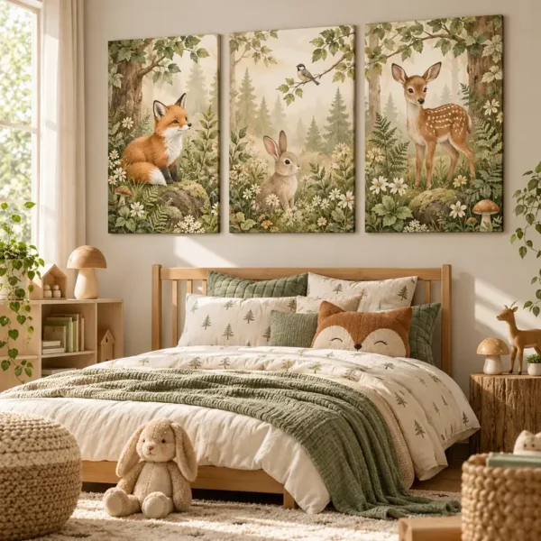 Chambre d’Enfant Forêt Enchantée
