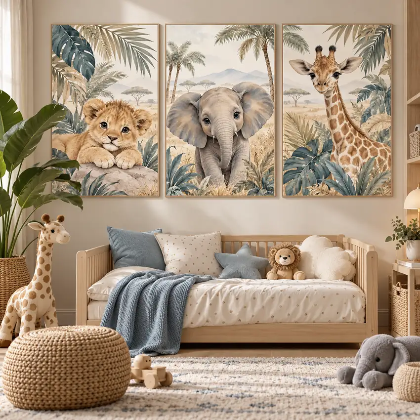 Chambre Bébé Safari en Douceur